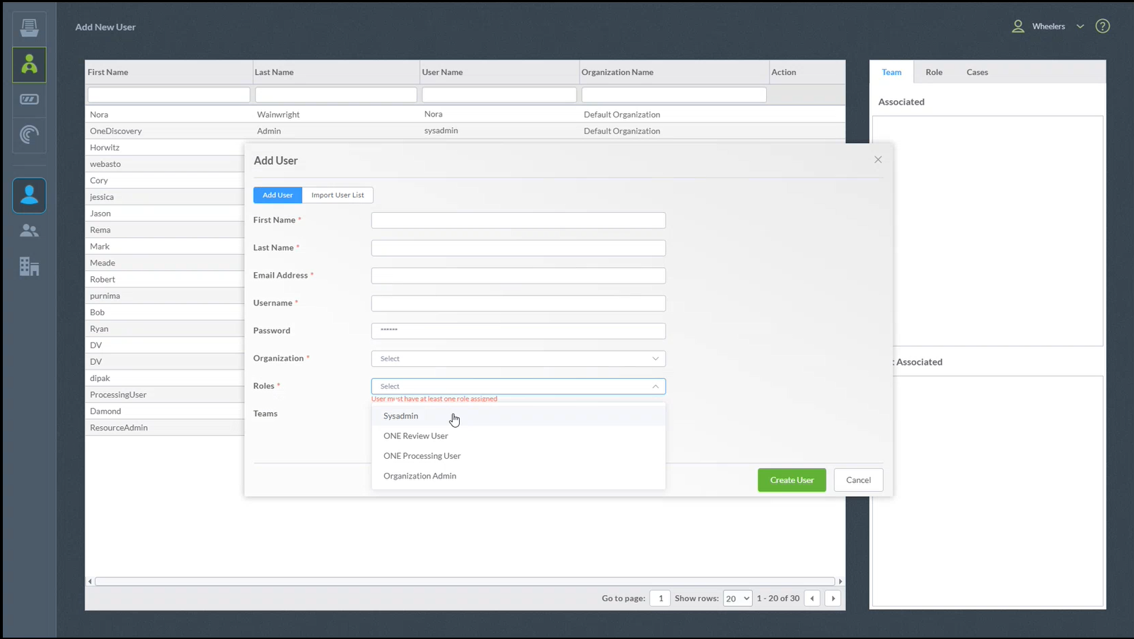 OD - Add New User