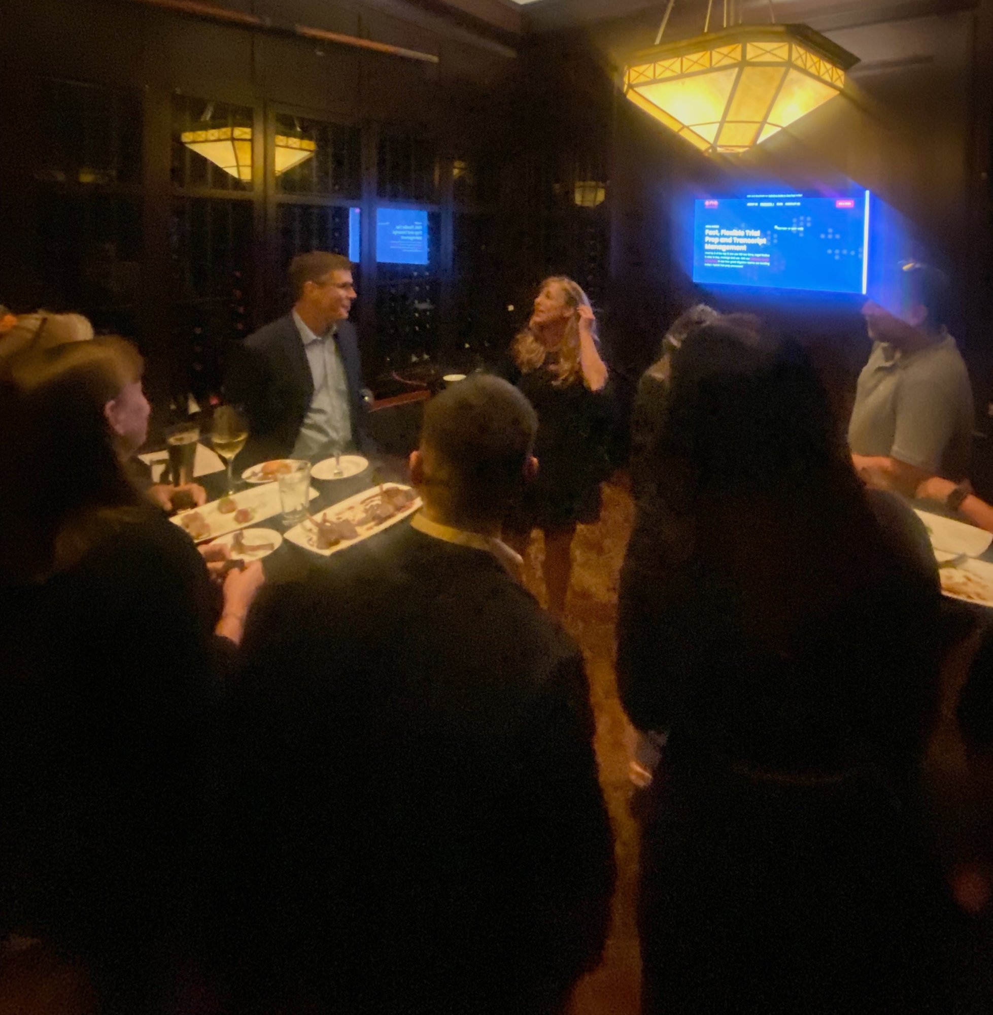 Rick and Aimee presenting