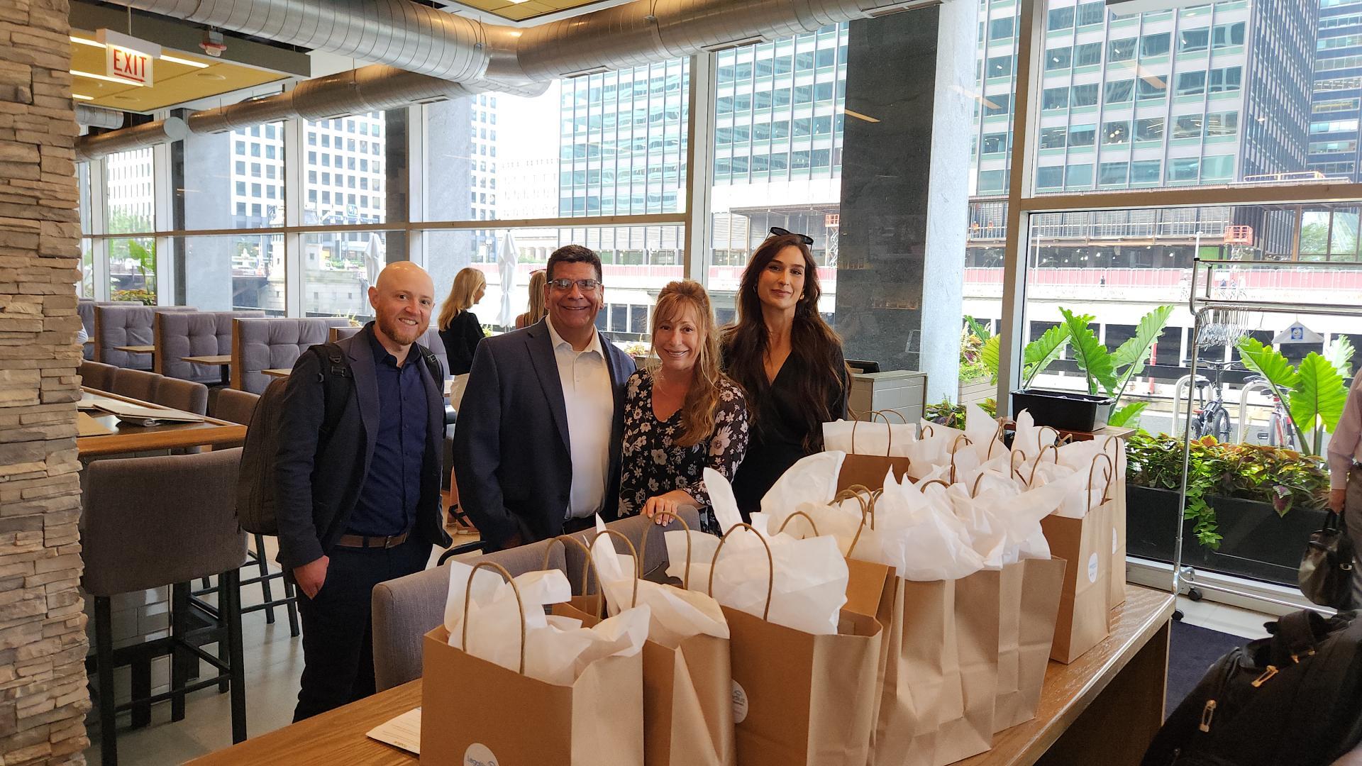 sales team in chicago meetup